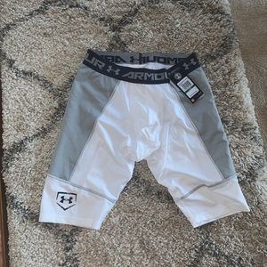 Men’s Under Armour compression sliding shorts